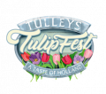 Logo featuring tulips